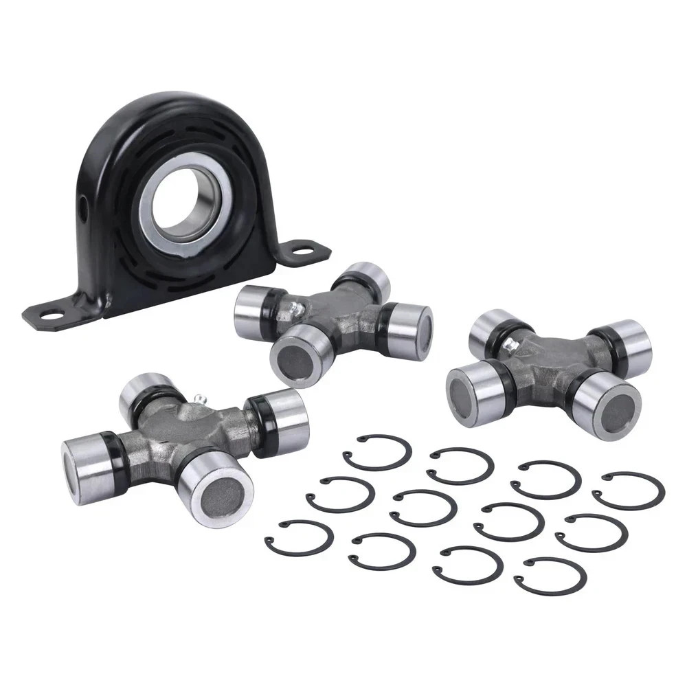 Rear Drivershaft Carrier Bearing & U-Joint Kit Fit for 1999-2010 Ford F-250 F...