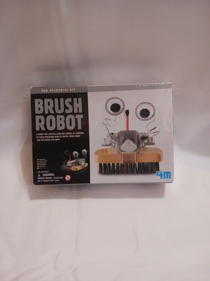 Brush Robot Fun Mechanics Kit Science Educational Fun That Will Sweep You Away!