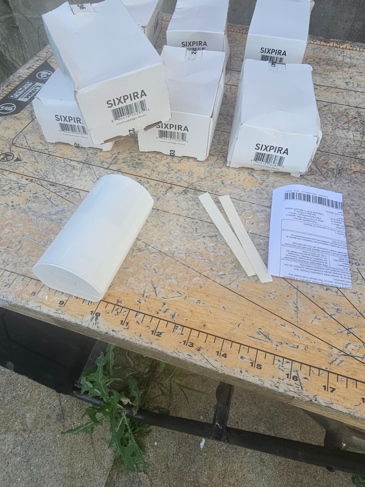 Lot of 7 Resideo SIXPIRA PIR Wireless Motion Detector White - 7 Pieces - New