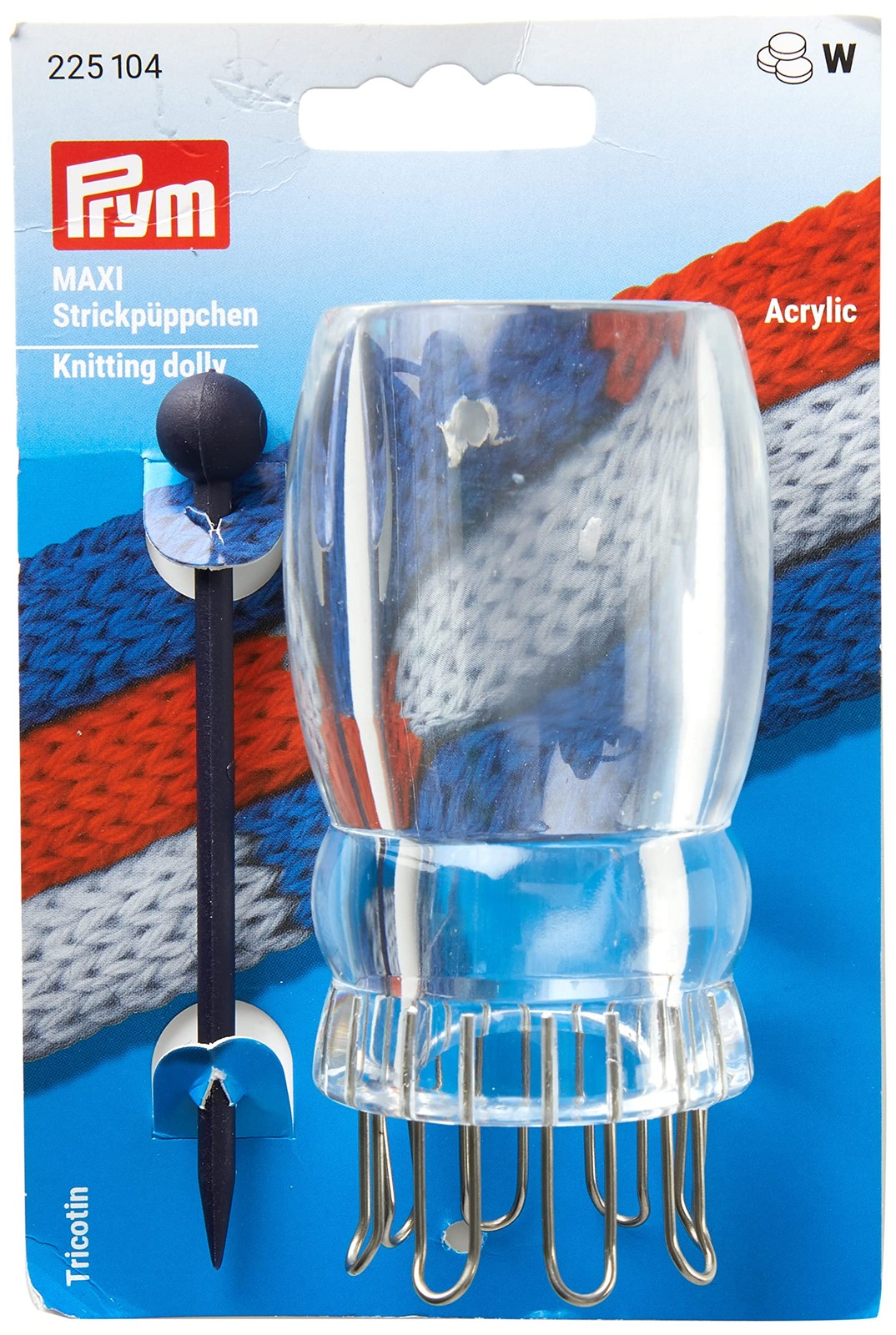 Acrylic Knitting Dolly Silver