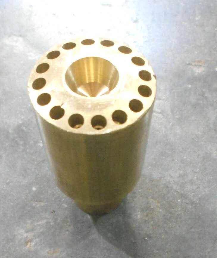 HVAC Brass Auxiliary Side Connection Nozzle   (EC8-2)