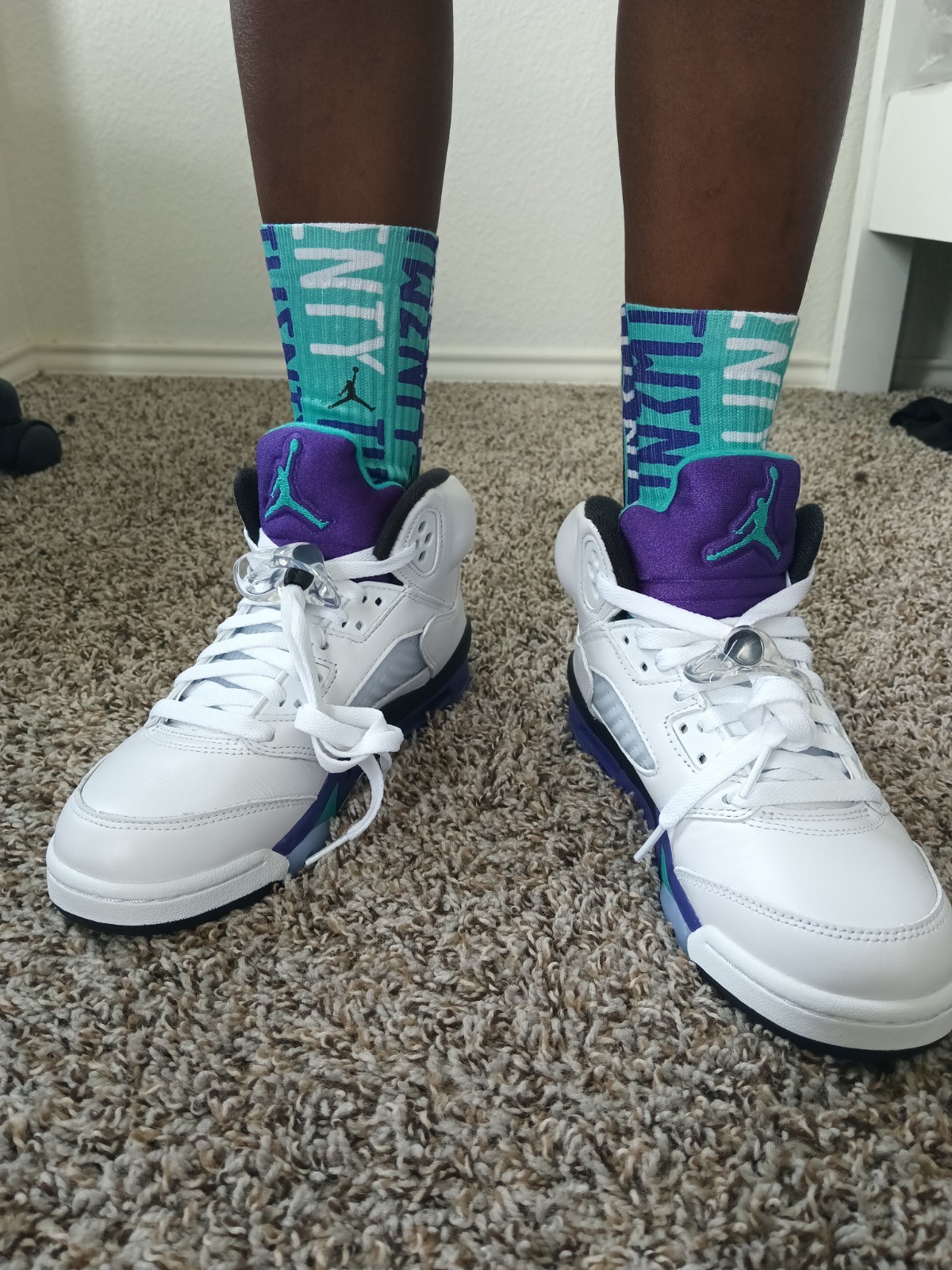 Grape 5s Socks