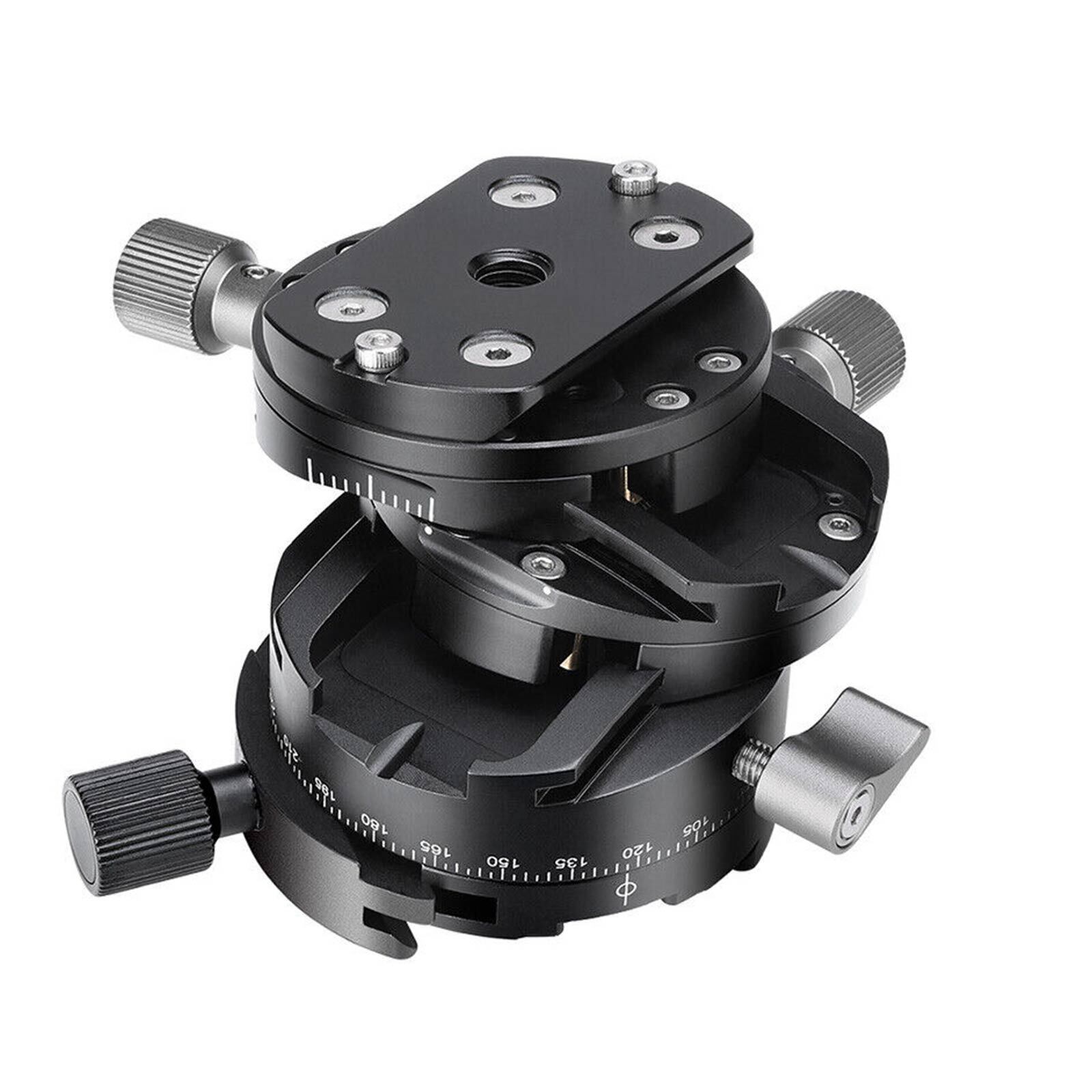 New Leofoto G2 GEAR HEAD 3 In 1 Panoramic Geared Ball head Tripod Head BlackzJ