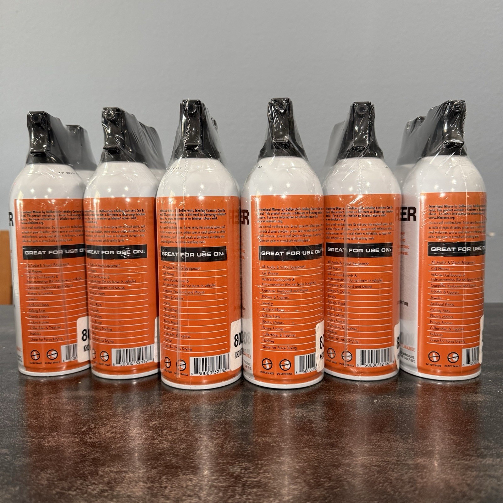 12 packs Compressed Air Duster 10 oz can Dust off Electronic Computer Keyboard