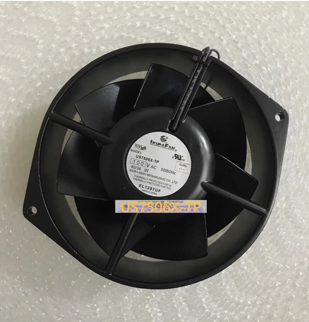 1x Fit For US7506X-TP AC 100V 40/36W Metal fan cooling fan 2 wire 17CM #lin