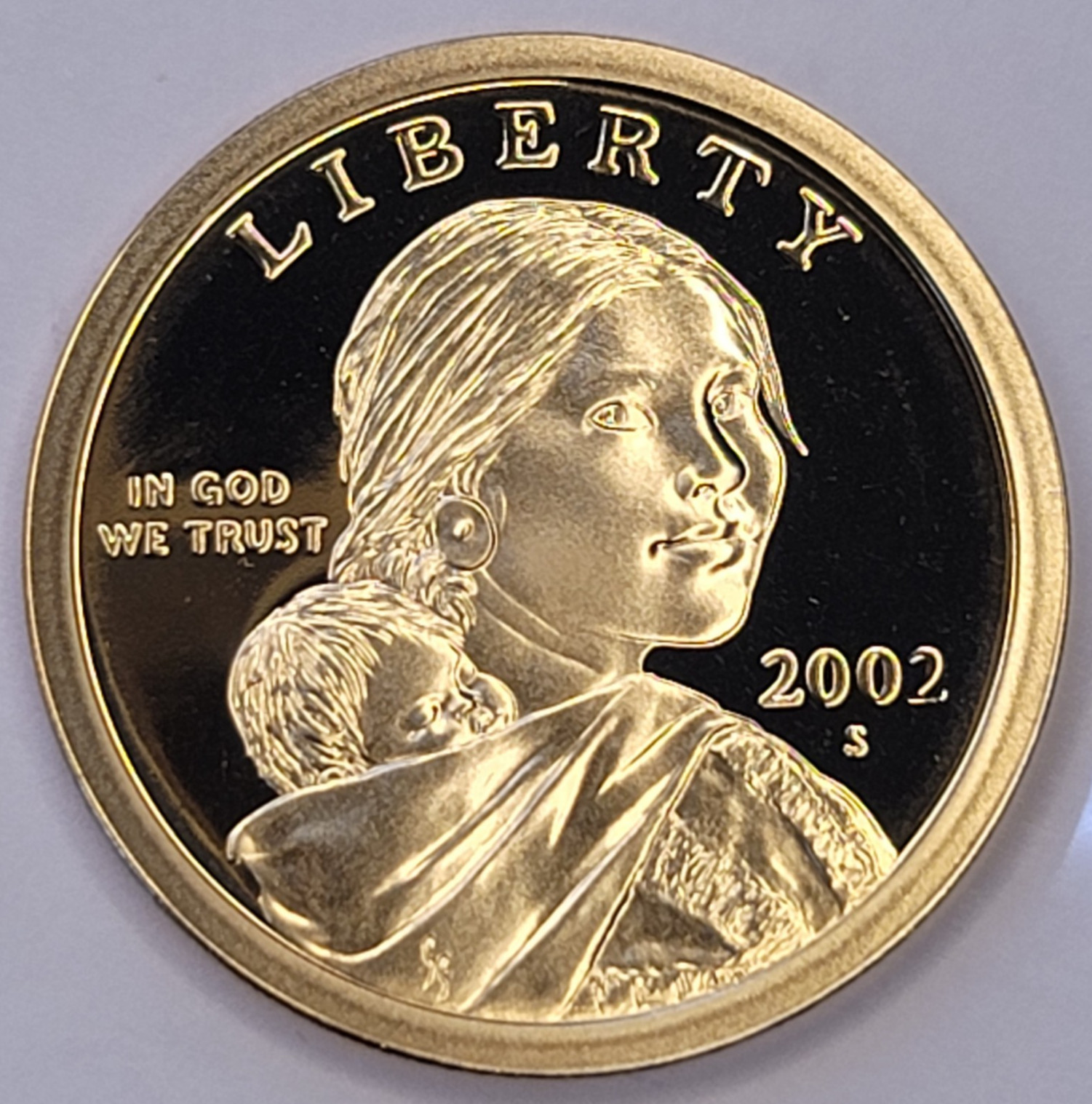 2002 S Gem Proof DCAM Native American Sacagawea Dollar