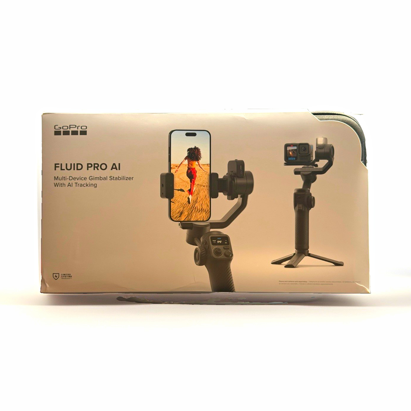 GoPro Fluid Pro AI 3-Axis Gimbal Stabilizer AI Tracking 360 Motorized Case