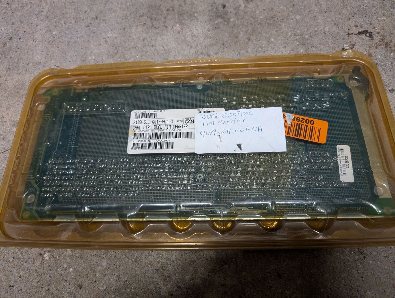 Mitel 9109-611-001-NA Dual FIM Carrier Card
