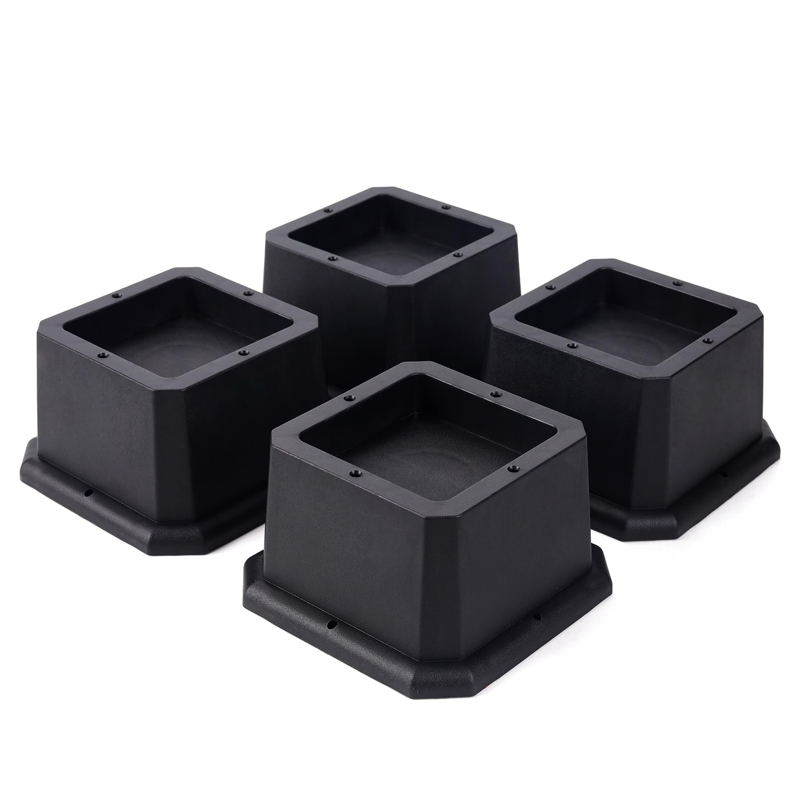 Furniture Risers 2 Inch Bed Risers Heavy Duty Adjustable Dorm Bed Lifts Riser...
