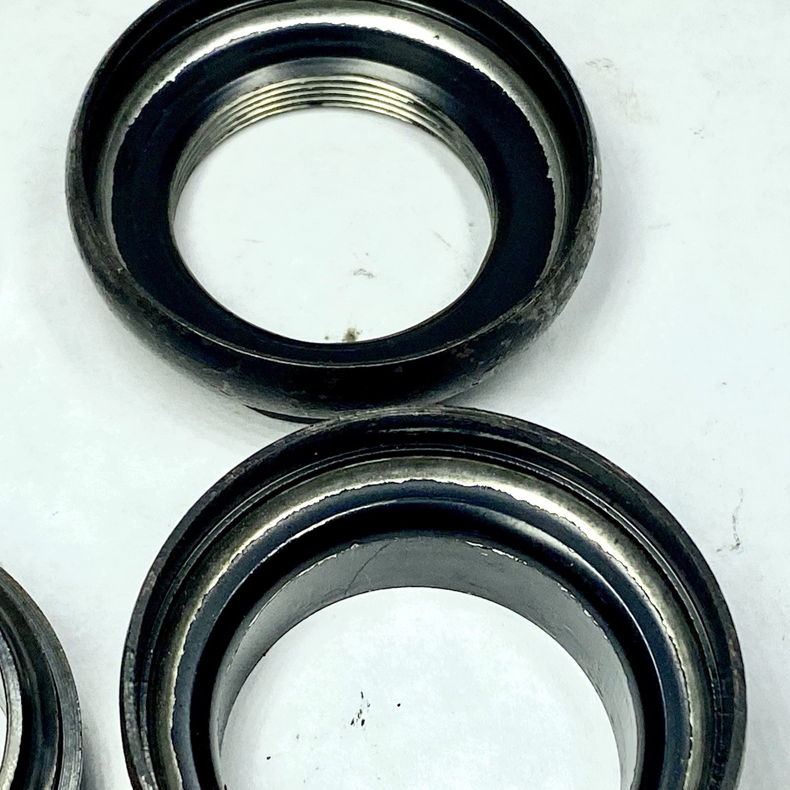 Tioga Avenger Oversized 1” Threaded Headset Black Vintage MTB Complete Smooth