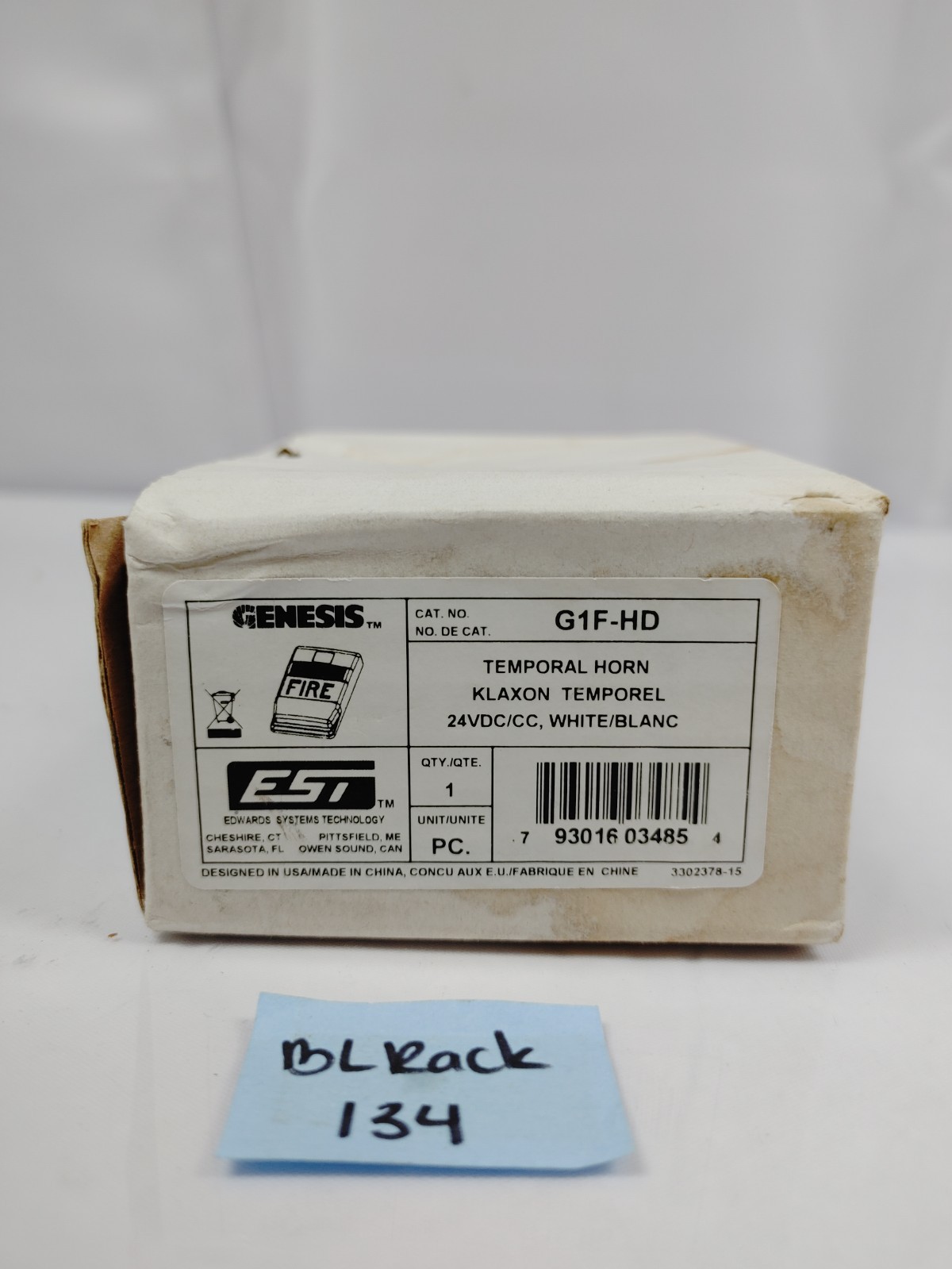 EST G1F-HD TEMPORAL HORN FIRE ALARM
