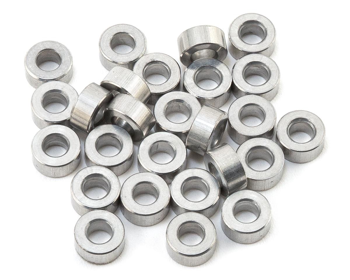 Team KNK 3x3mm Aluminum Spacers (25) [KNK3X3ALSP25]