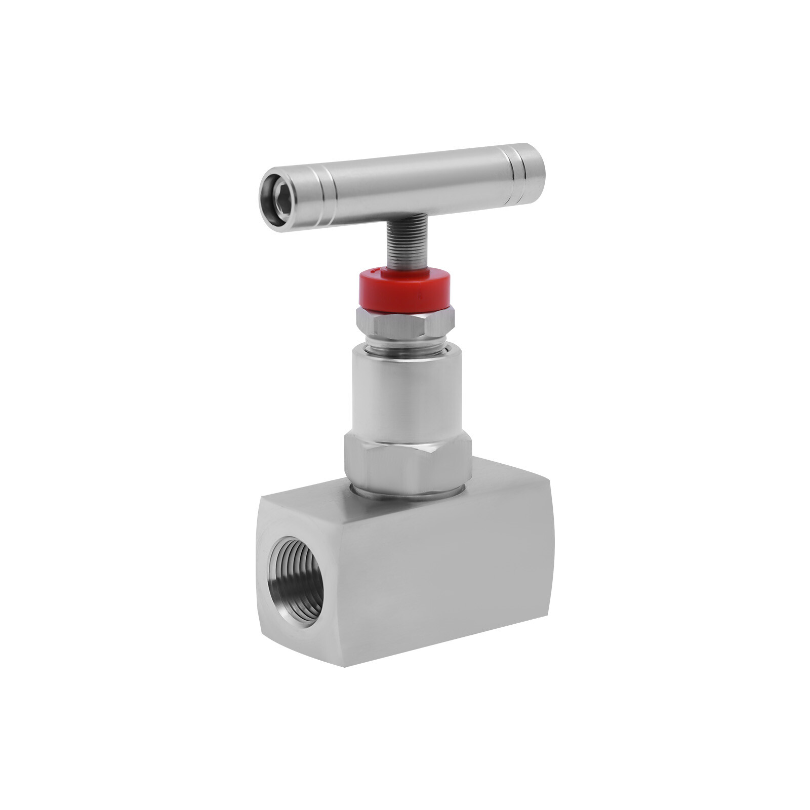 3/8 Inch Straight Needle Valve Stainless Steel Fluid Flow Control Valve 6000PSI