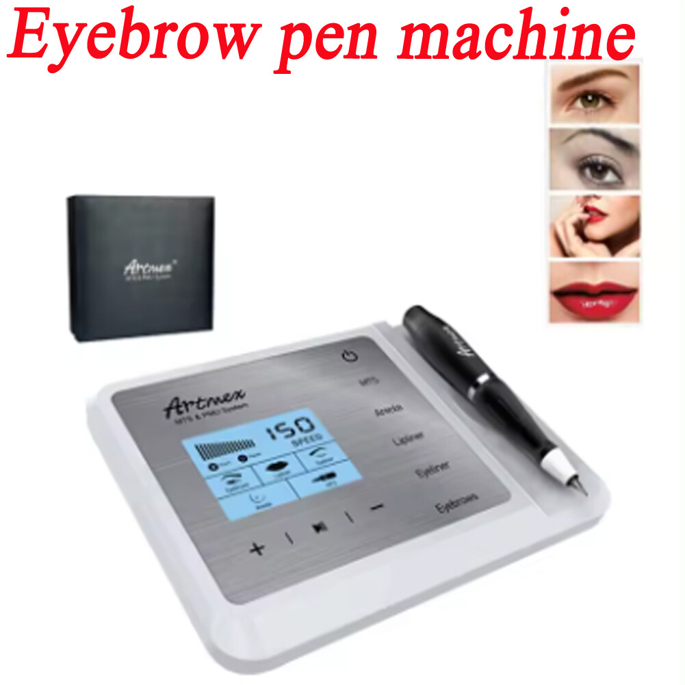 Permanent Makeup Machine Rotary Tattoo Machine Kit for Doing Permanent Eyebrows