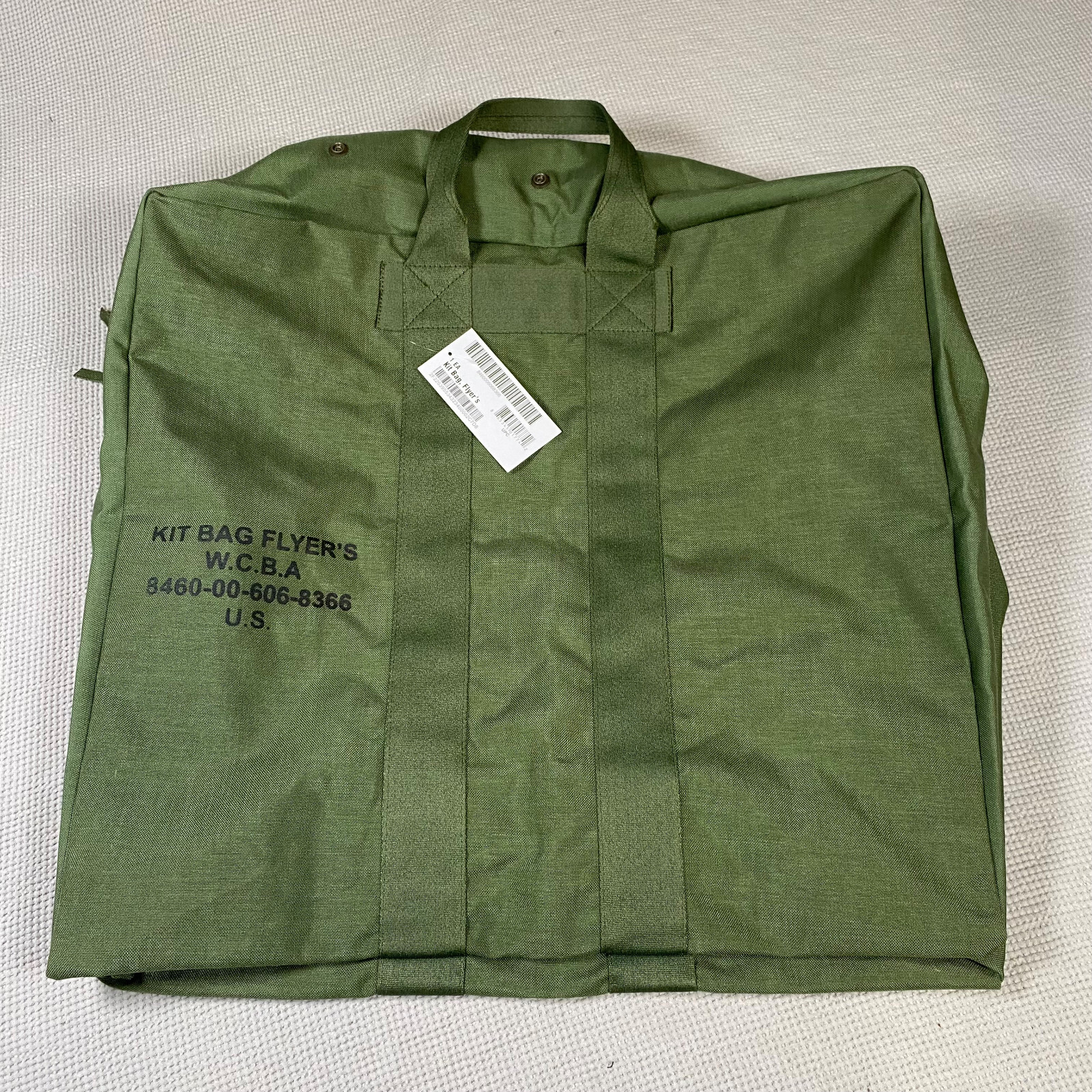 USGI WCBA Flyers Aviator Kit Bag PIlot Helmet Bag Military Surplus Duffle Bag