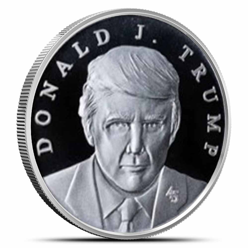 1 oz President Trump Victory Silver Medallion (In Capsule)