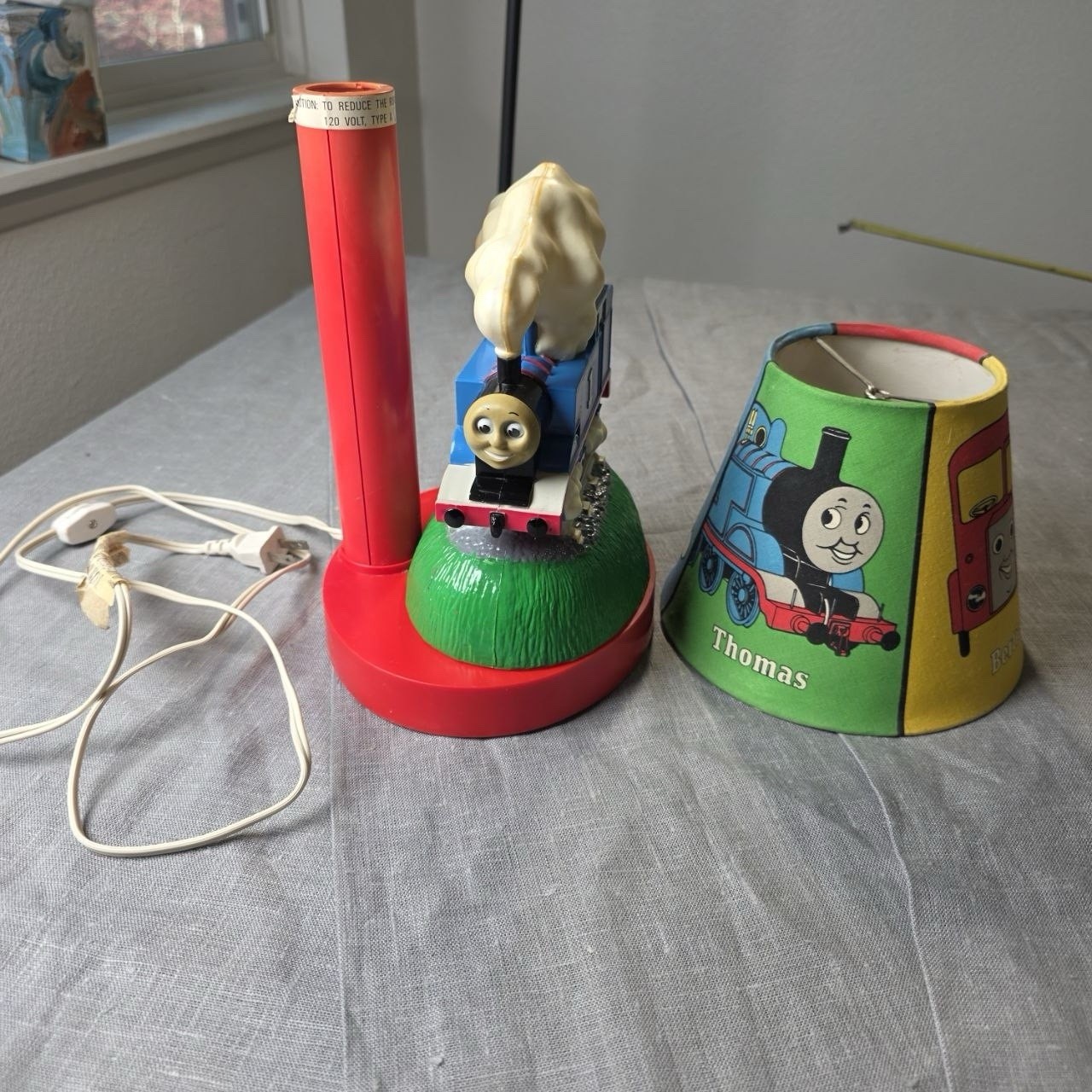 Vintage 1992 Thomas the Tank Engine Night Light Lamp
