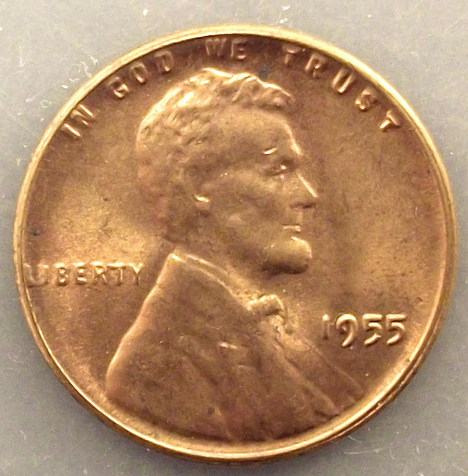 1955 Lincoln Wheat Cent  P - BU - Uncirculated RD