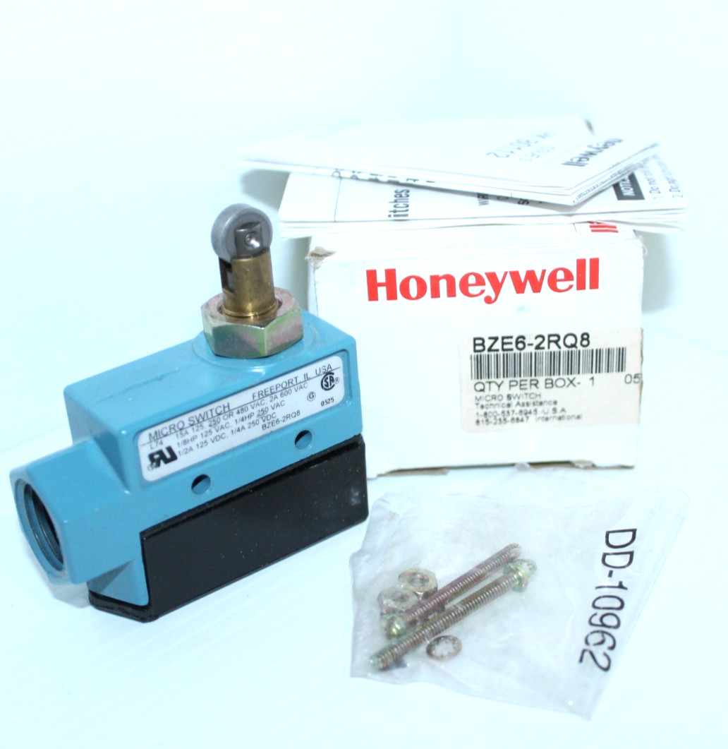 ⭐NEW IN BOX⭐HONEYWELL BZE6-2RQ8 MICRO SWITCH HEAVY DUTY LIMIT SWITCH🔴From USA🔵