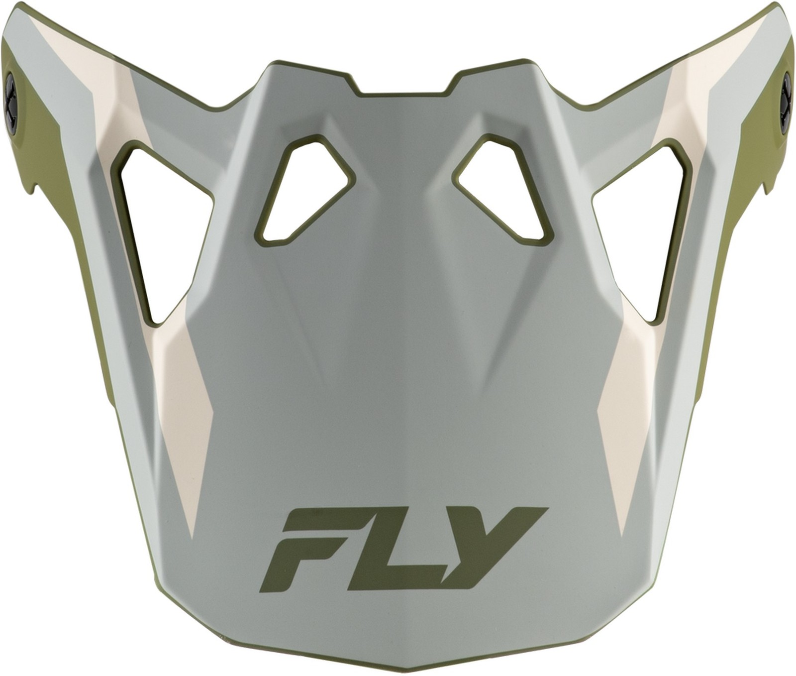 Fly Racing Formula CP Seal Helmet Visor/Peak Matte Stone Khaki/Olive