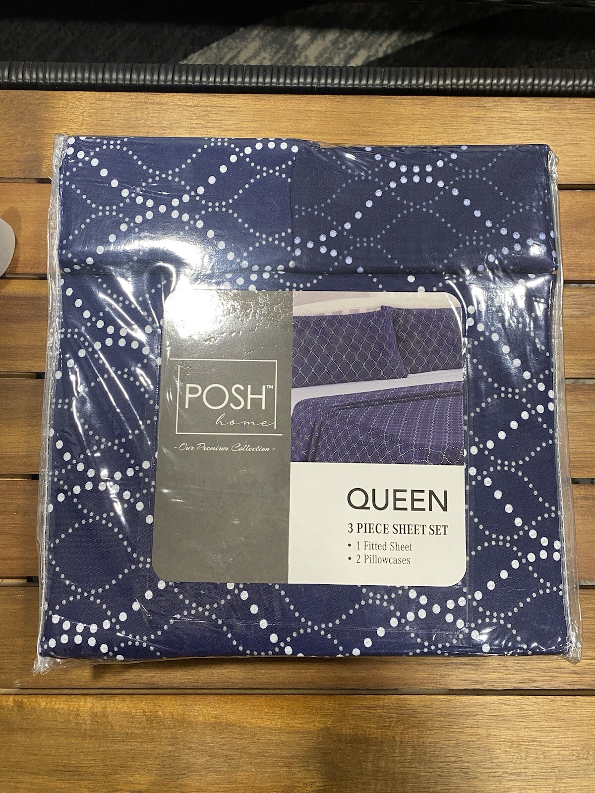 POSH 3 Pc Queen Sheet Set