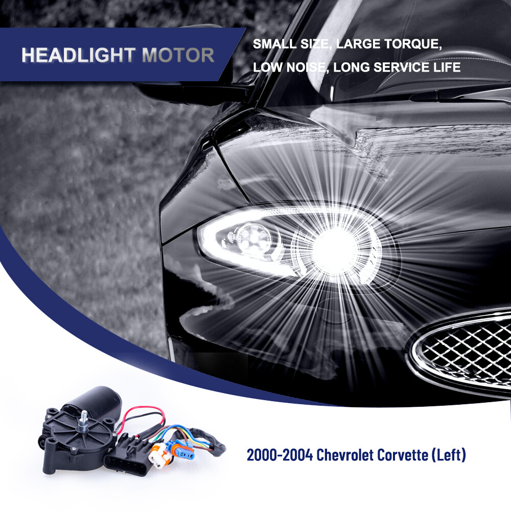 Headlight Headlamp Motor For Chevrolet Corvette C5 2000-2004 Left Side 10351401