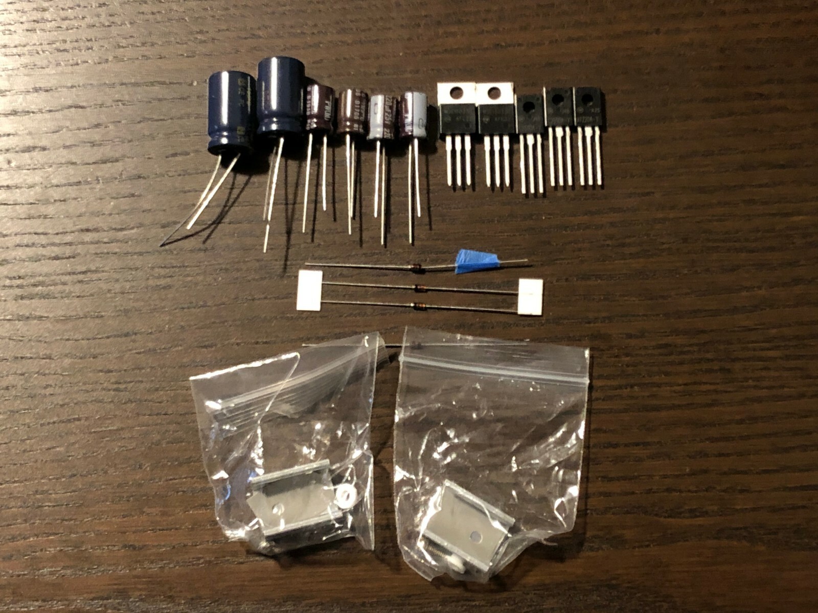 Kenwood KR-7600 KR-6600 Power Supply A Capacitor Kit High-Quality Receiver Recap