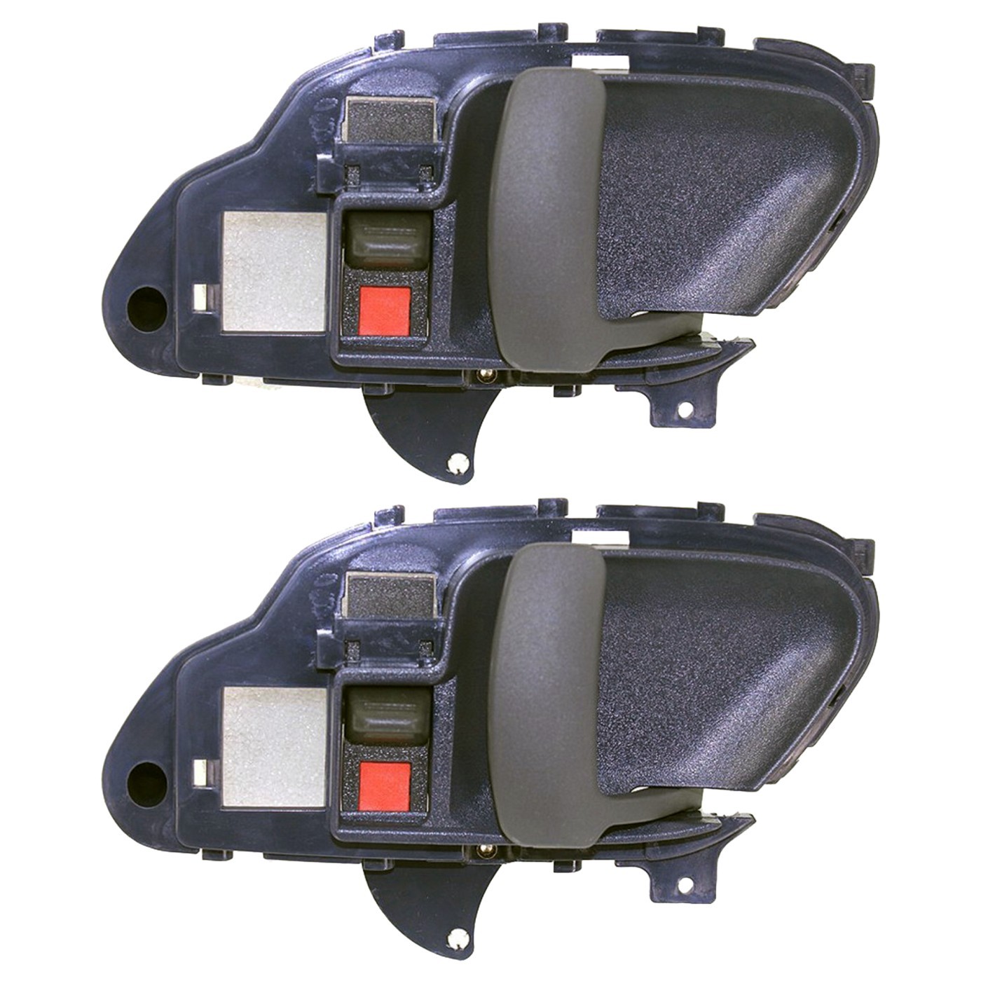 Blue Inner Inside Interior Door Handle Left & Right Pair Set for Chevy GMC Truck