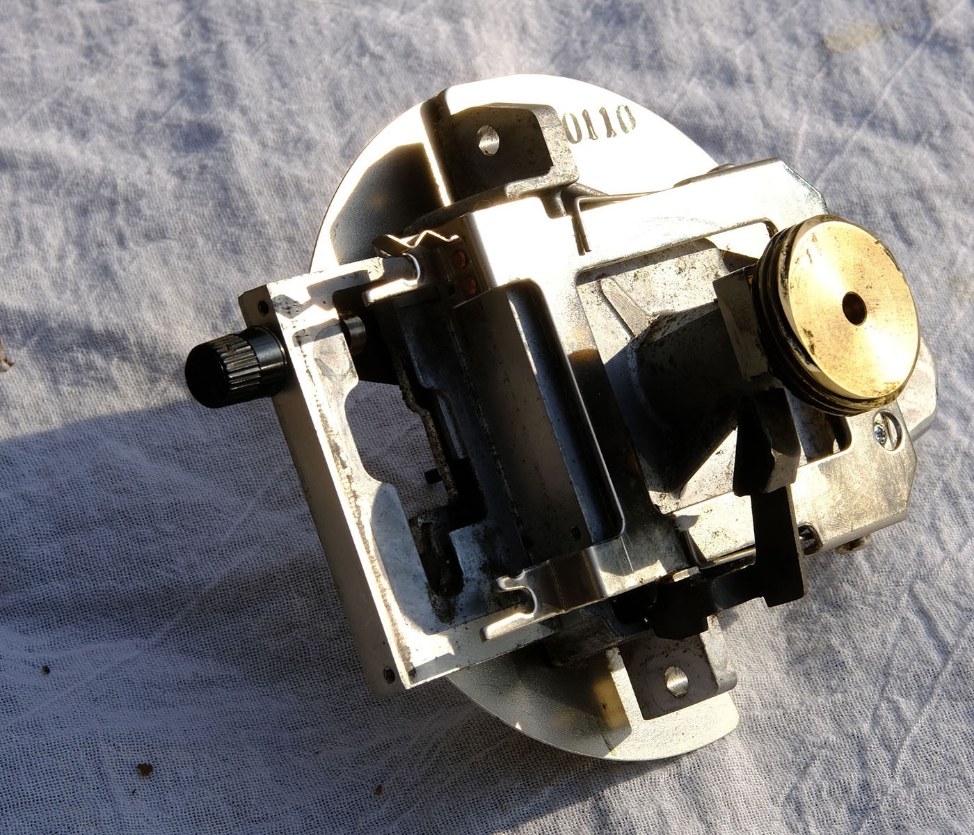 Elmo CL-16 three-blade shutter assembly for 16mm film projector