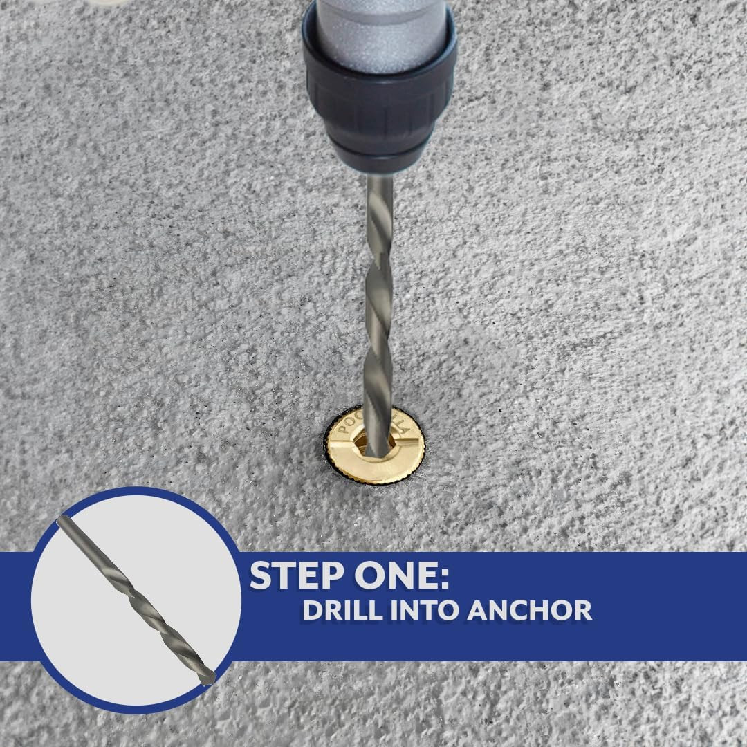 Poolzilla Anchor Removal Tool Kit, 8 Piece Set for Rethreading and Removing Pool