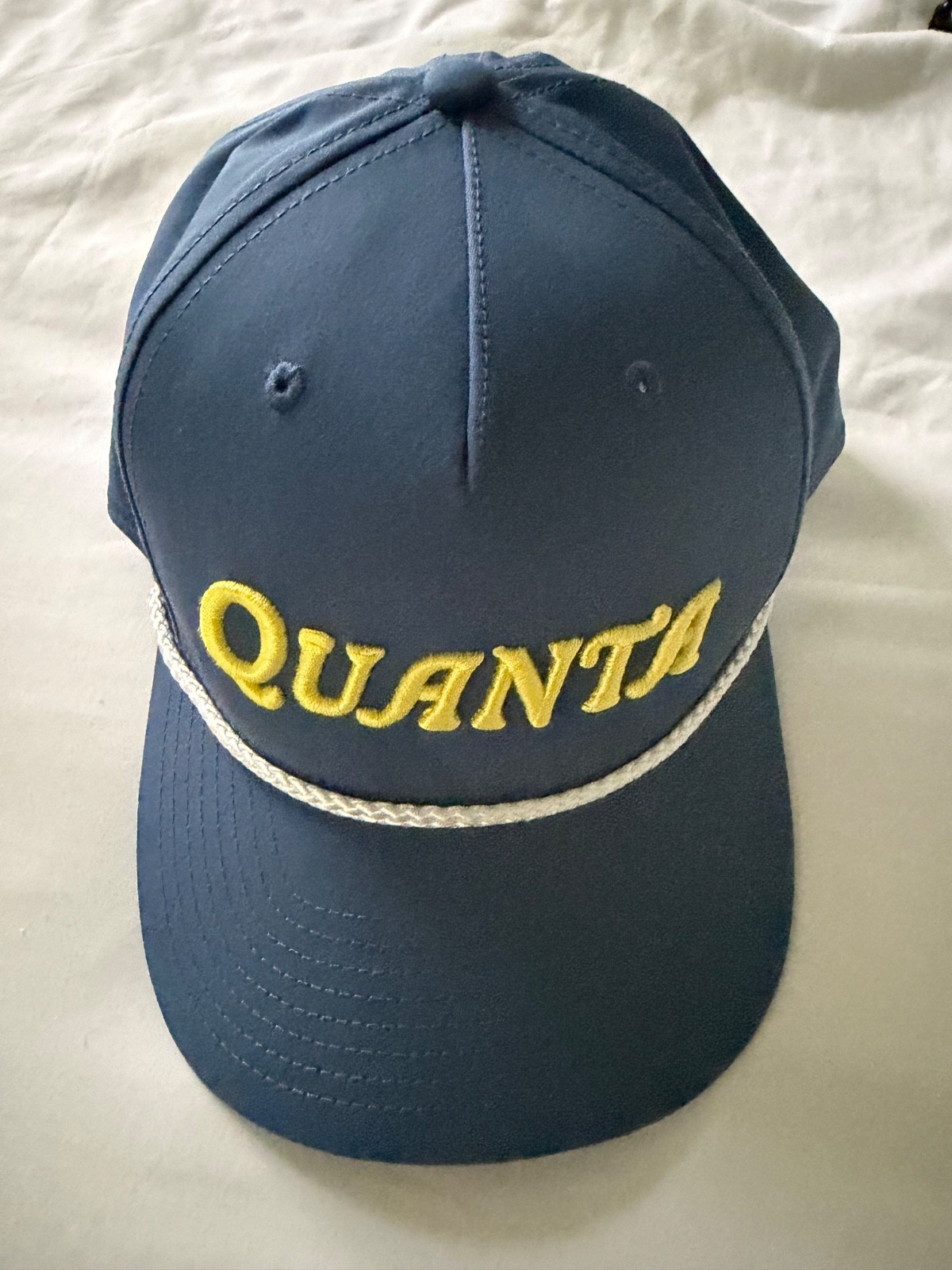 QUANTA FISHING Gear Baseball Hat Cap serious fishing Blue Rope