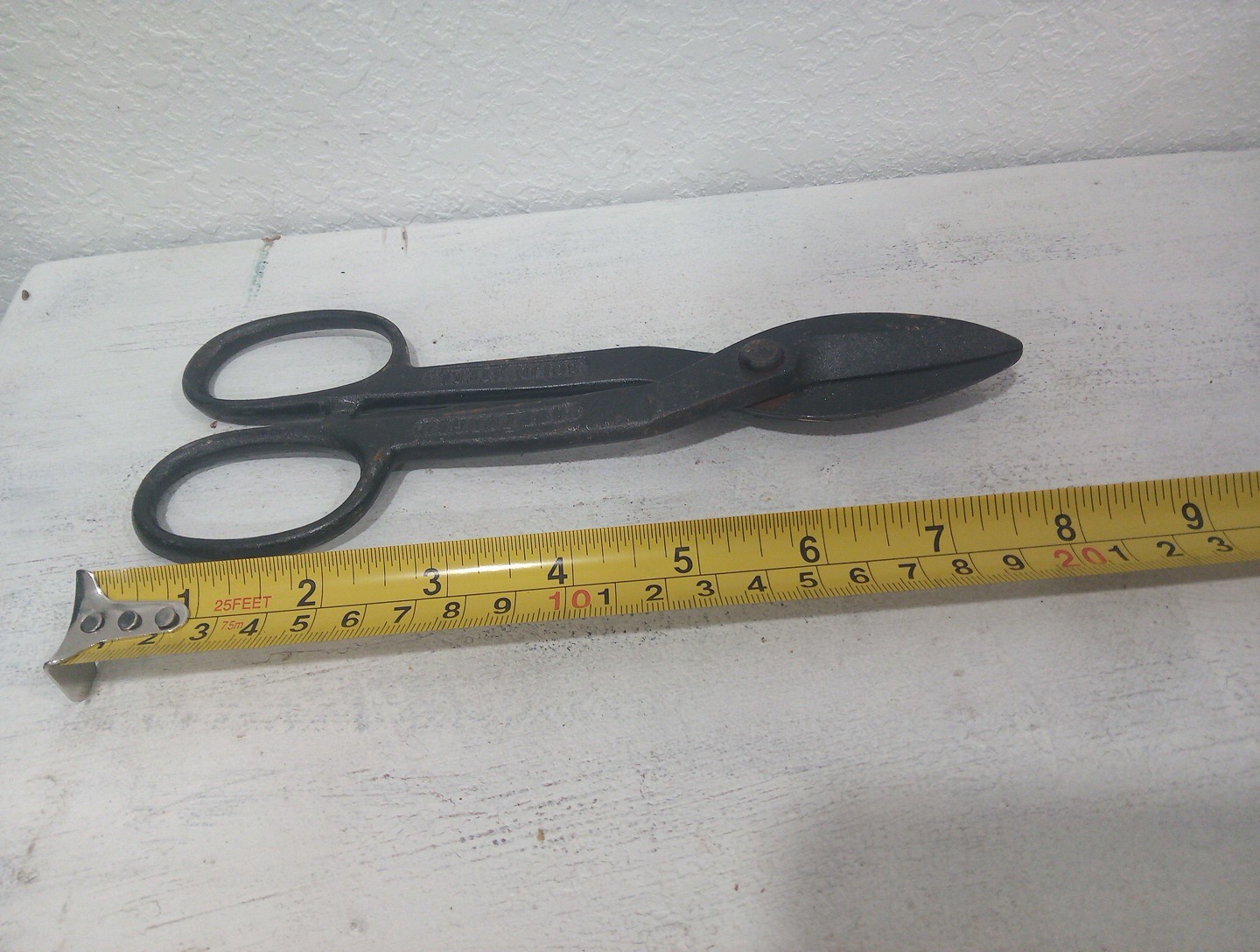 WISS 8” UTILITY METAL CUTTING SNIPS, Sheet Metal Shears A-12, USA