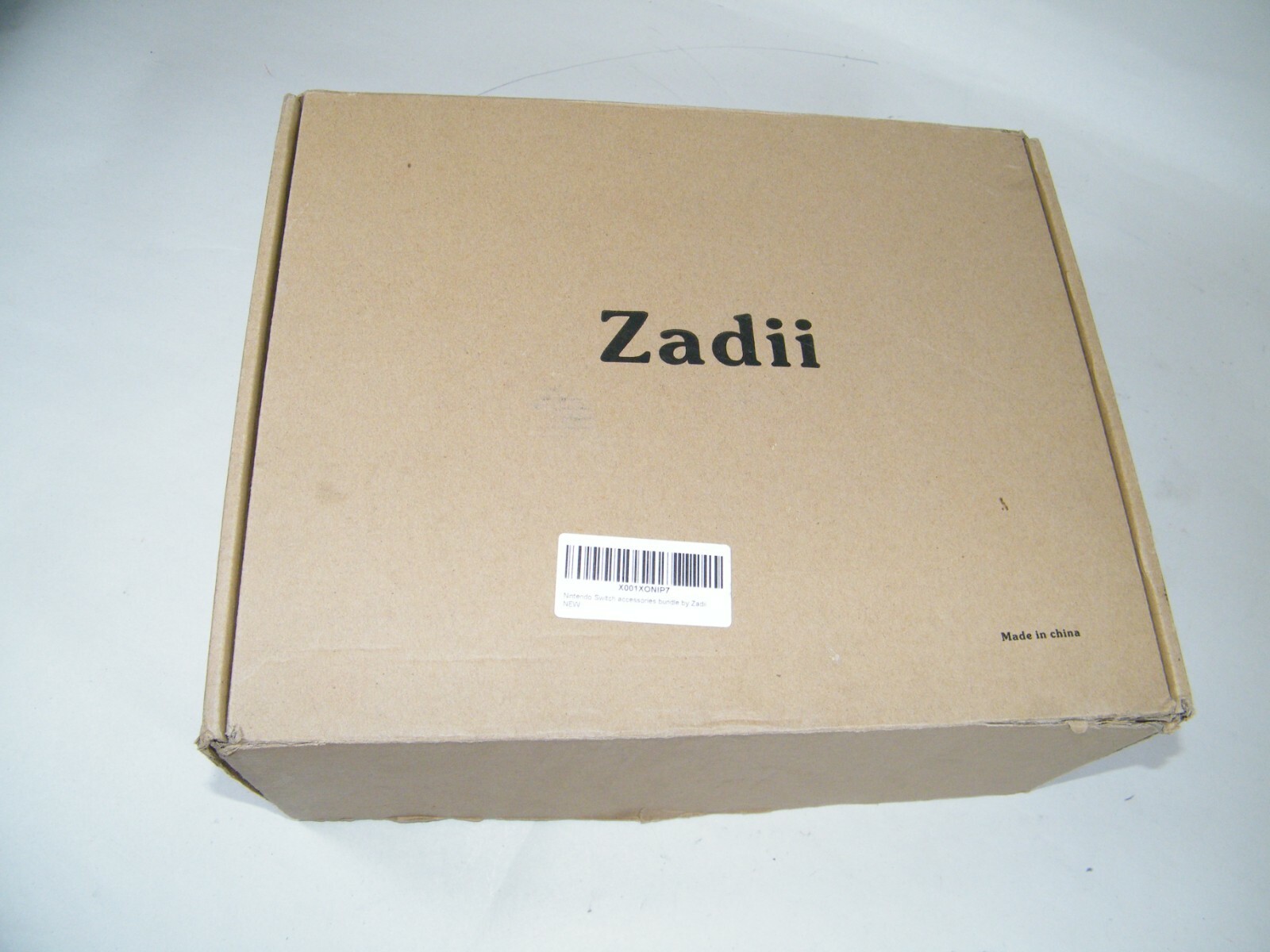 ZADII NINTENDO SWITCH ACCESSORIES BUNDLE RACKET, STEERING WHEEL, ETC