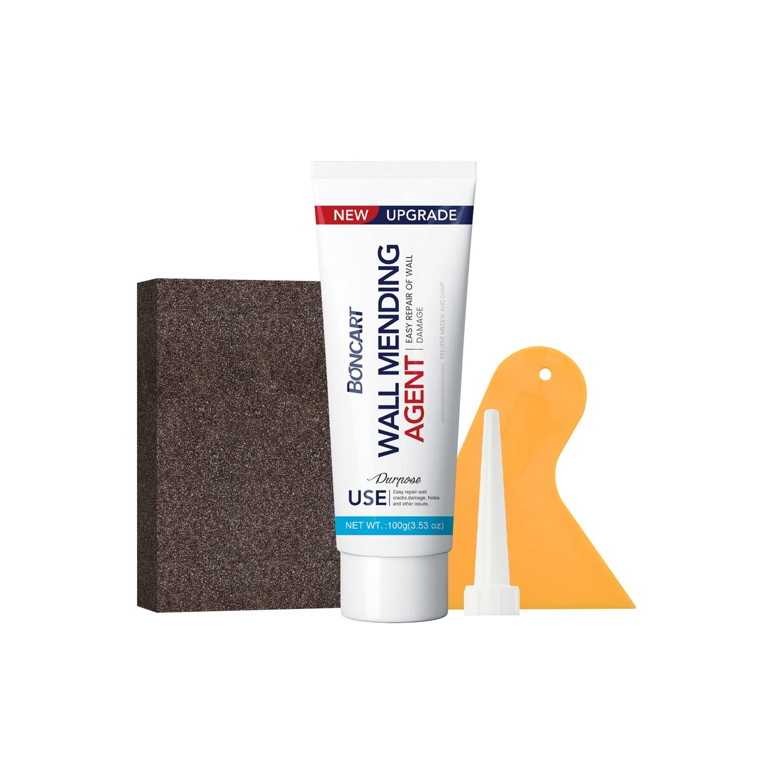 Spackle Wall Repair Kit,Drywall Repair kit,Wall Mending Agent Putty with Scra...