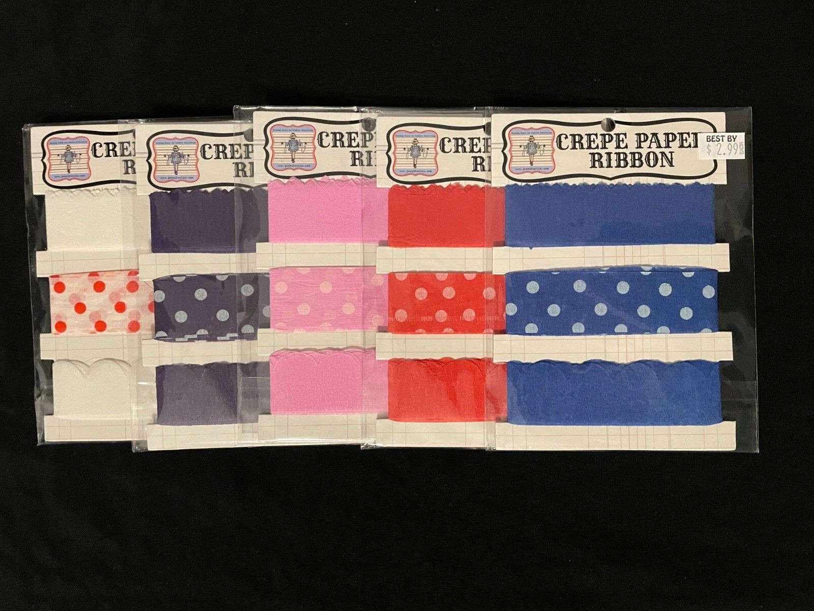 JENNI BOWLIN CREPE PAPER RIBBON