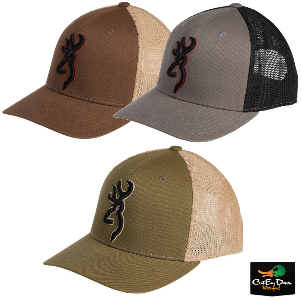 NEW BROWNING BLOODLINE MESH BACK CAP BUCKMARK LOGO HAT