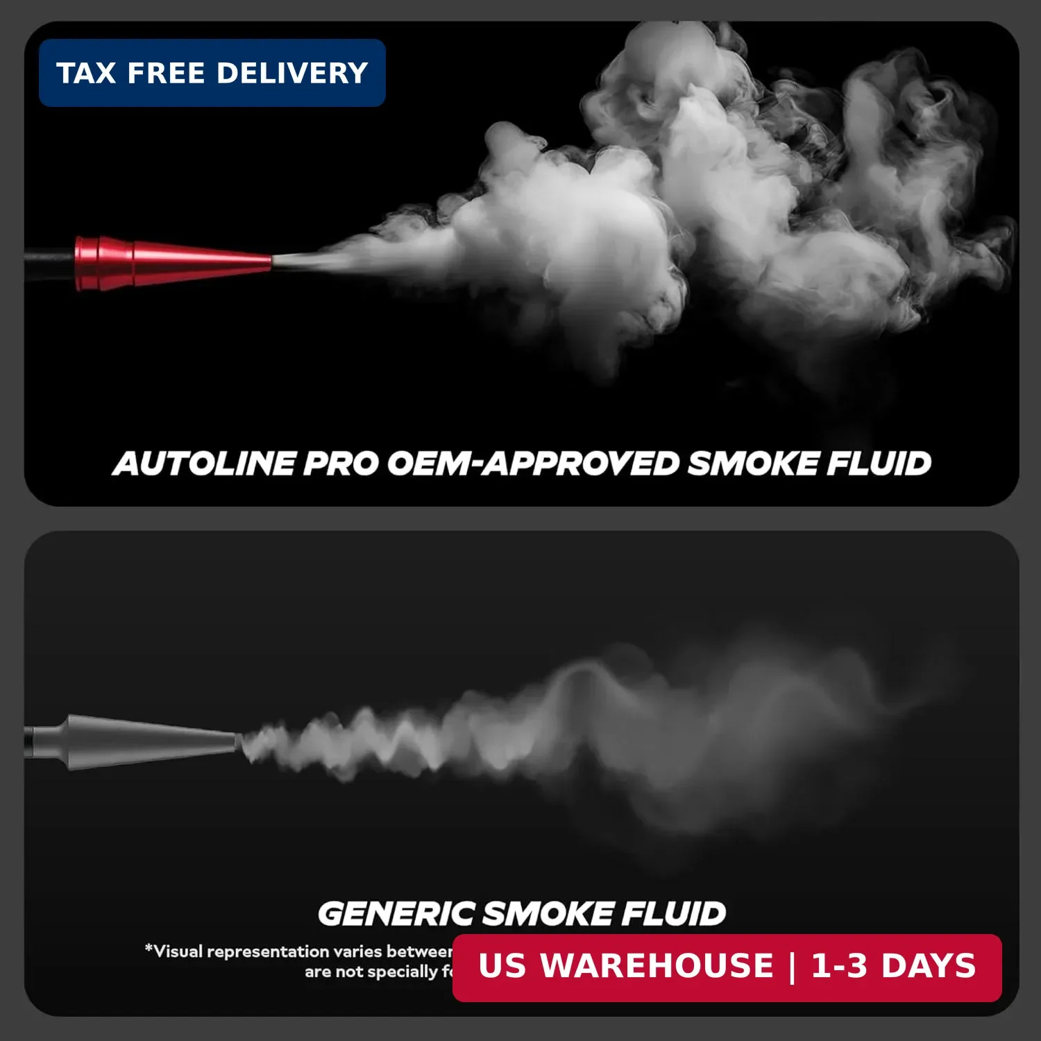 AutoLine Pro Automotive Best Ranked Clean & High-Density Smoke Fluid Solution fo
