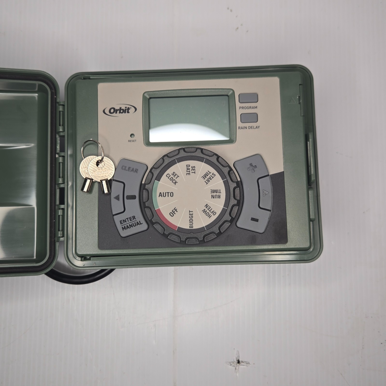 Orbit 57896 6-Station Outdoor Sprinkler Controller Weatherproof Lockable Box
