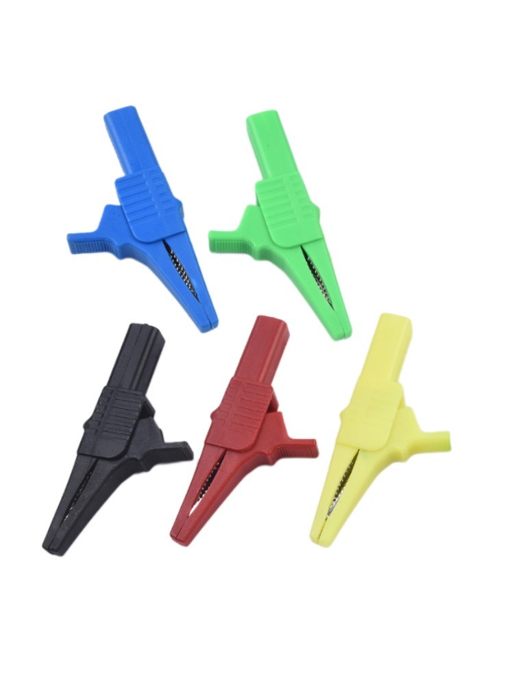 5PCS Copper Crocodile Clips with 1000V32A Rating Perfect for Multimeter Testing