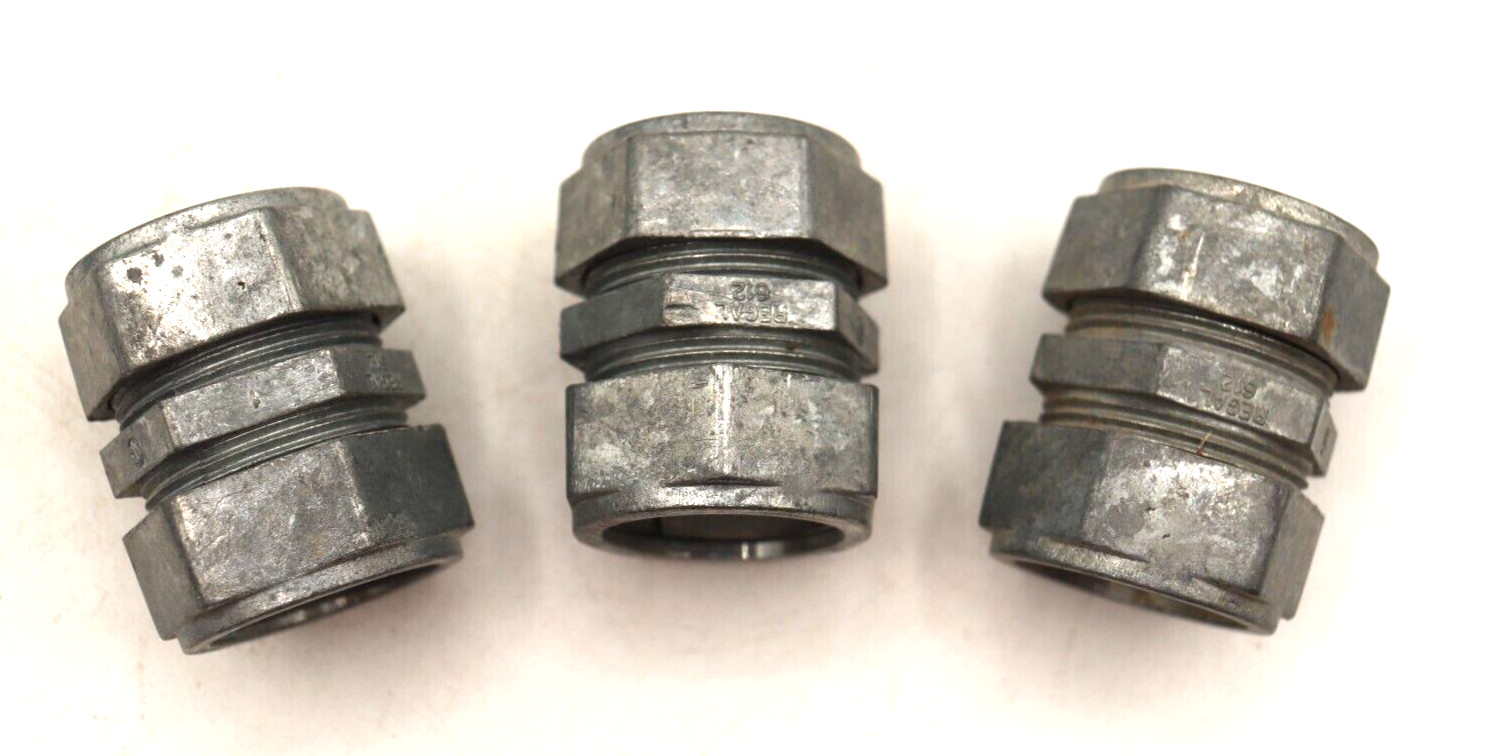 3/4" Die-Cast EMT Compression Coupling, New, Various Package Sizes