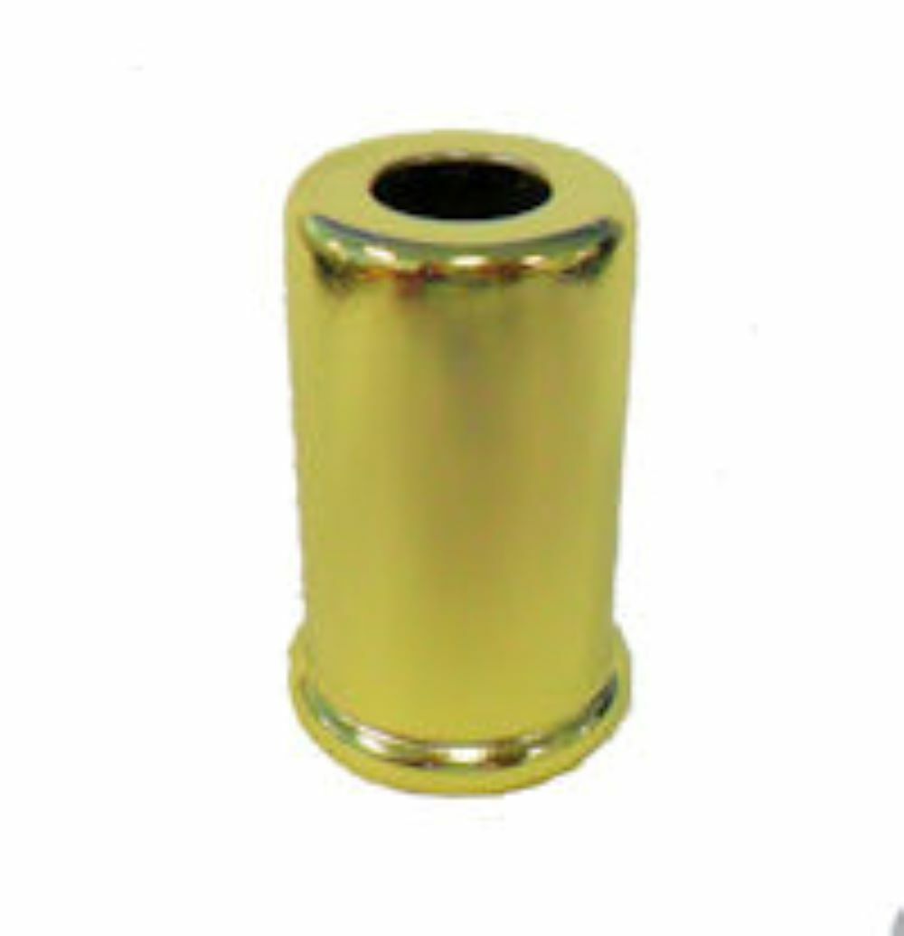 BRASS-PLATED LAMP PART KIT: 8' GOLD CORD, PULL-CHAIN SOCKET, 7" HARP, NECK