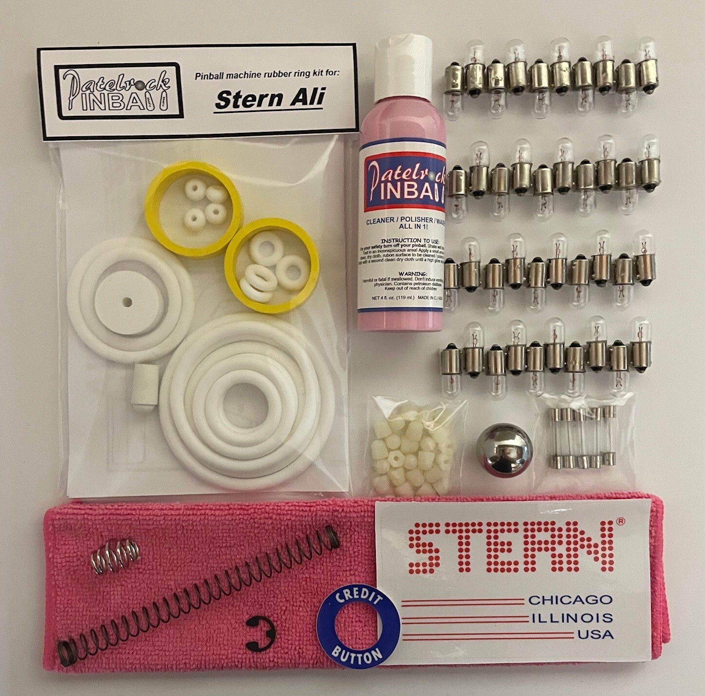 1980 Stern Ali Pinball Machine Maintenance Tune Up Kit