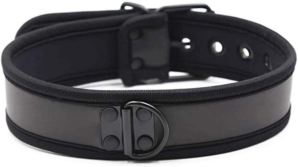 Neoprene Puppy Custom Choker Collar for Men Women (Black)