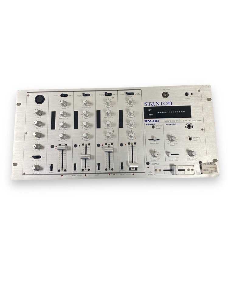 STANTON RM-80 Professional Stereo 4-Channel DJ Mixer