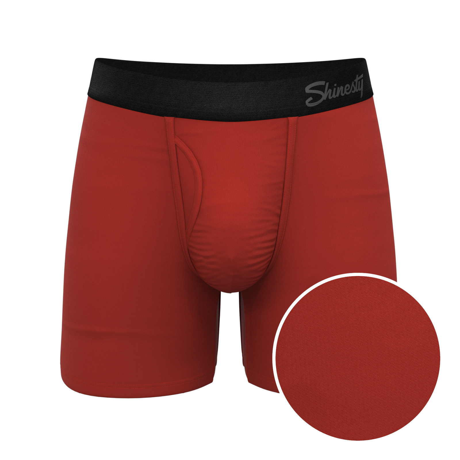 Shinesty "The Rust Fund" Solid Rusty Red Ball Hammock® Pouch Boxer Briefs (With