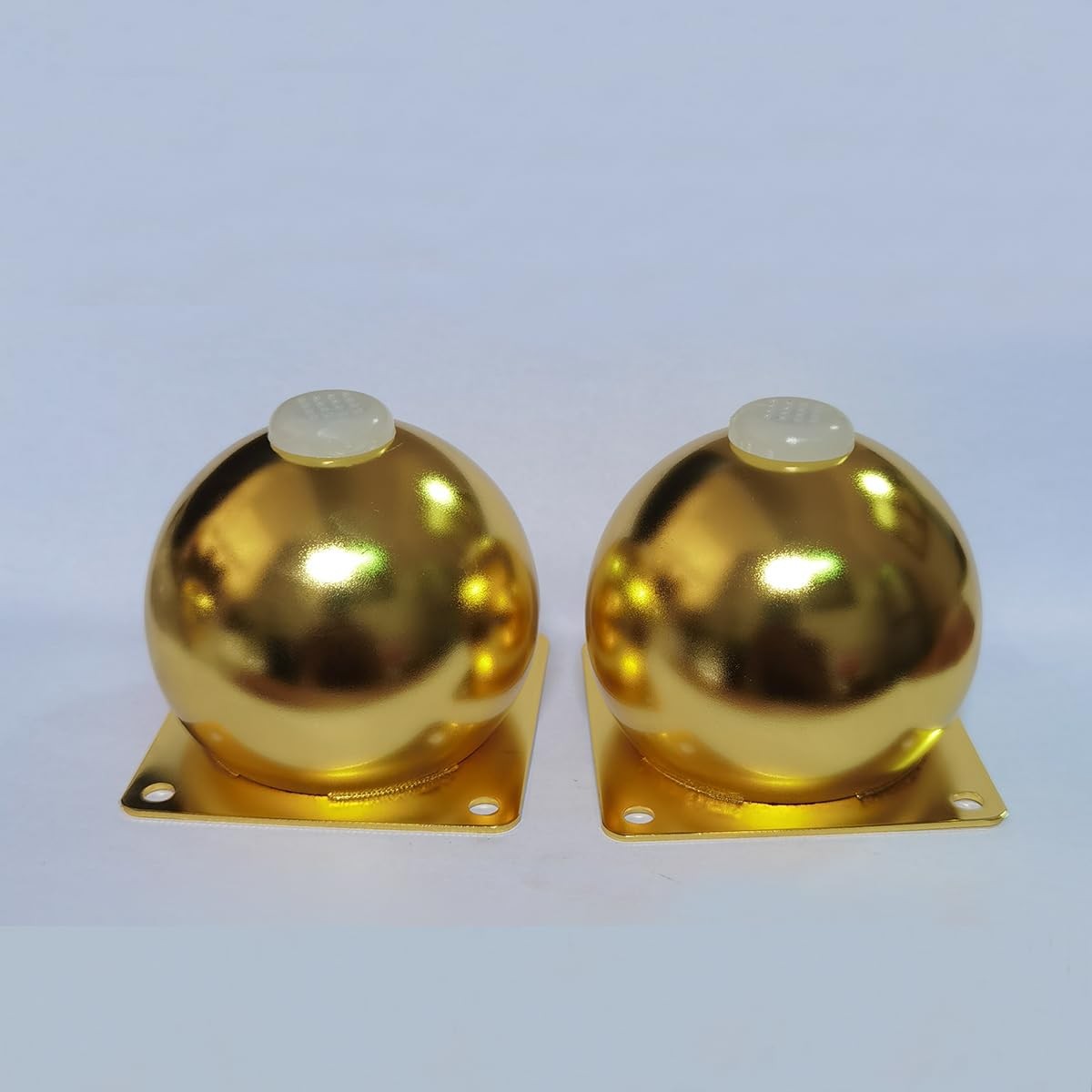 Golden Furniture Legs 3 Inch Heavy Duty Metal Round Ball Shape Sofa/Table Leg...