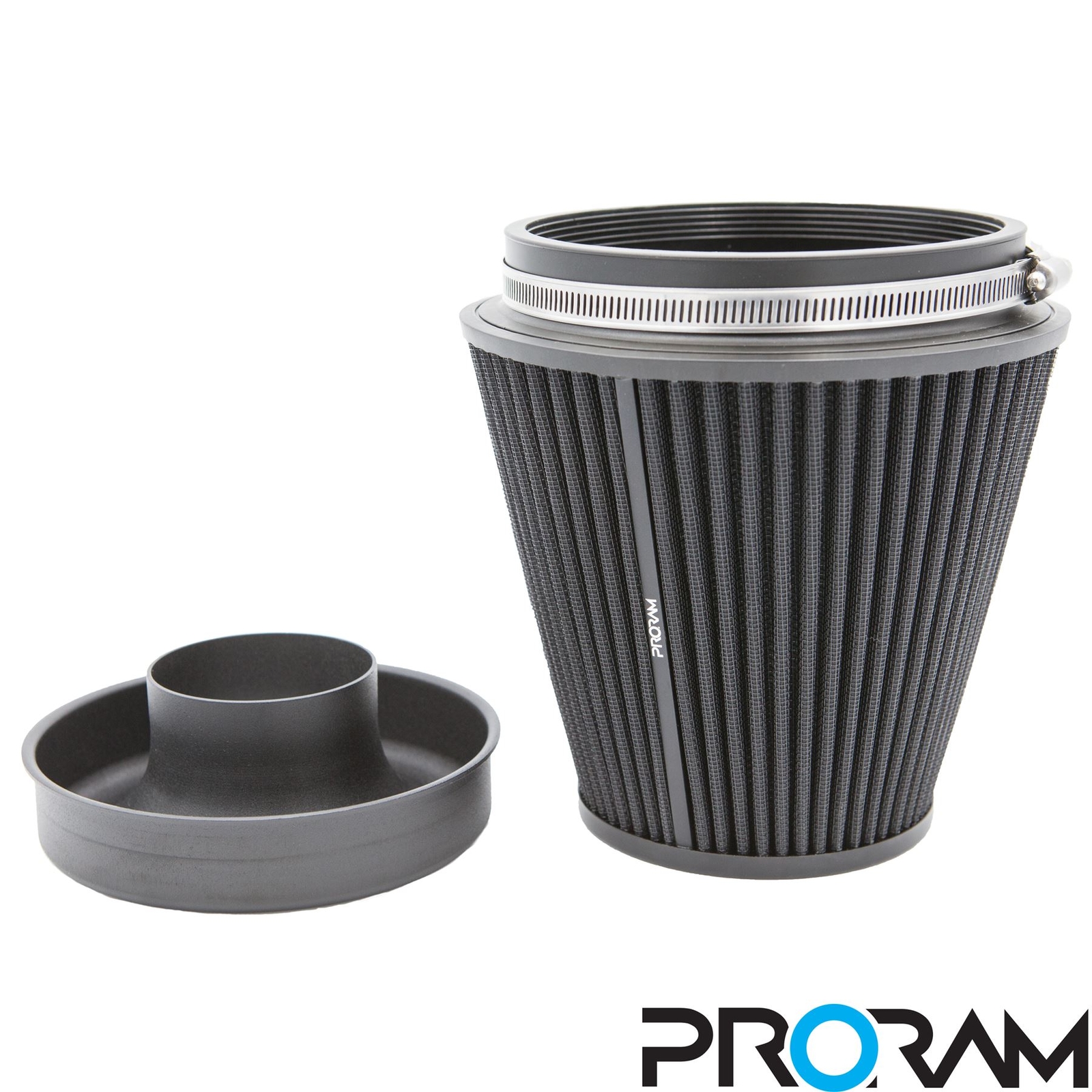 PRORAM Performance Cone Air Intake Filter & Aluminium Velocity Stack - Universal
