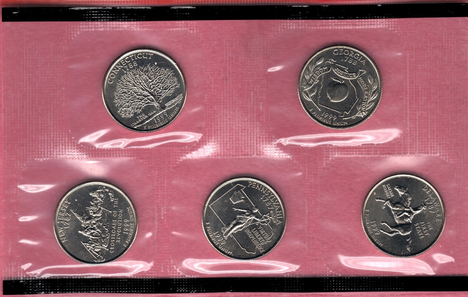 1999 U.S. MINT UNCIRCULTED COIN SET ACTUAL SET #b172