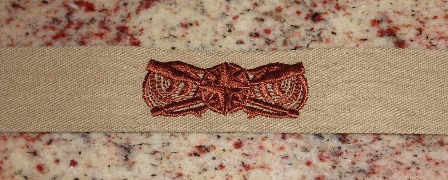 U.S.COAST GUARD, BADGE,CLOTH,DESERT,  COXWAIN BADGE