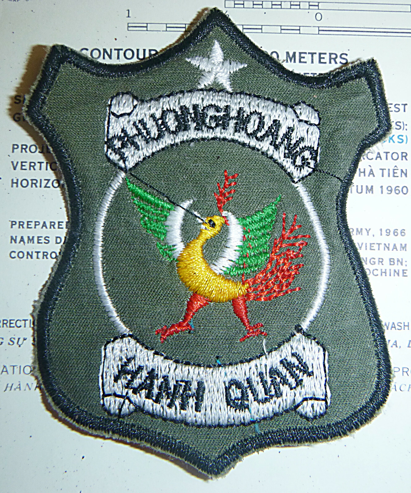 CIA - Patch - USSF PHOENIX OPS - CIA ASSASSINATION PROGRAM, Vietnam War - M.59